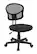 Angle. OSP Home Furnishings - Mesh Task Chair - Black.