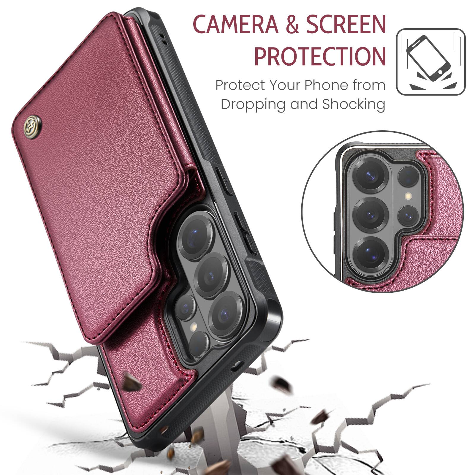 CAMERA & SCREEN PROTECTION  
Protect Your Phone from Dropping and Shocking