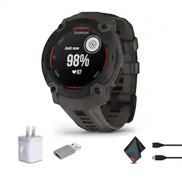 Garmin - Instinct E 45mm, Outdoor GPS Smartwatch 16 Days Battery Life, Charcoal - (2025)