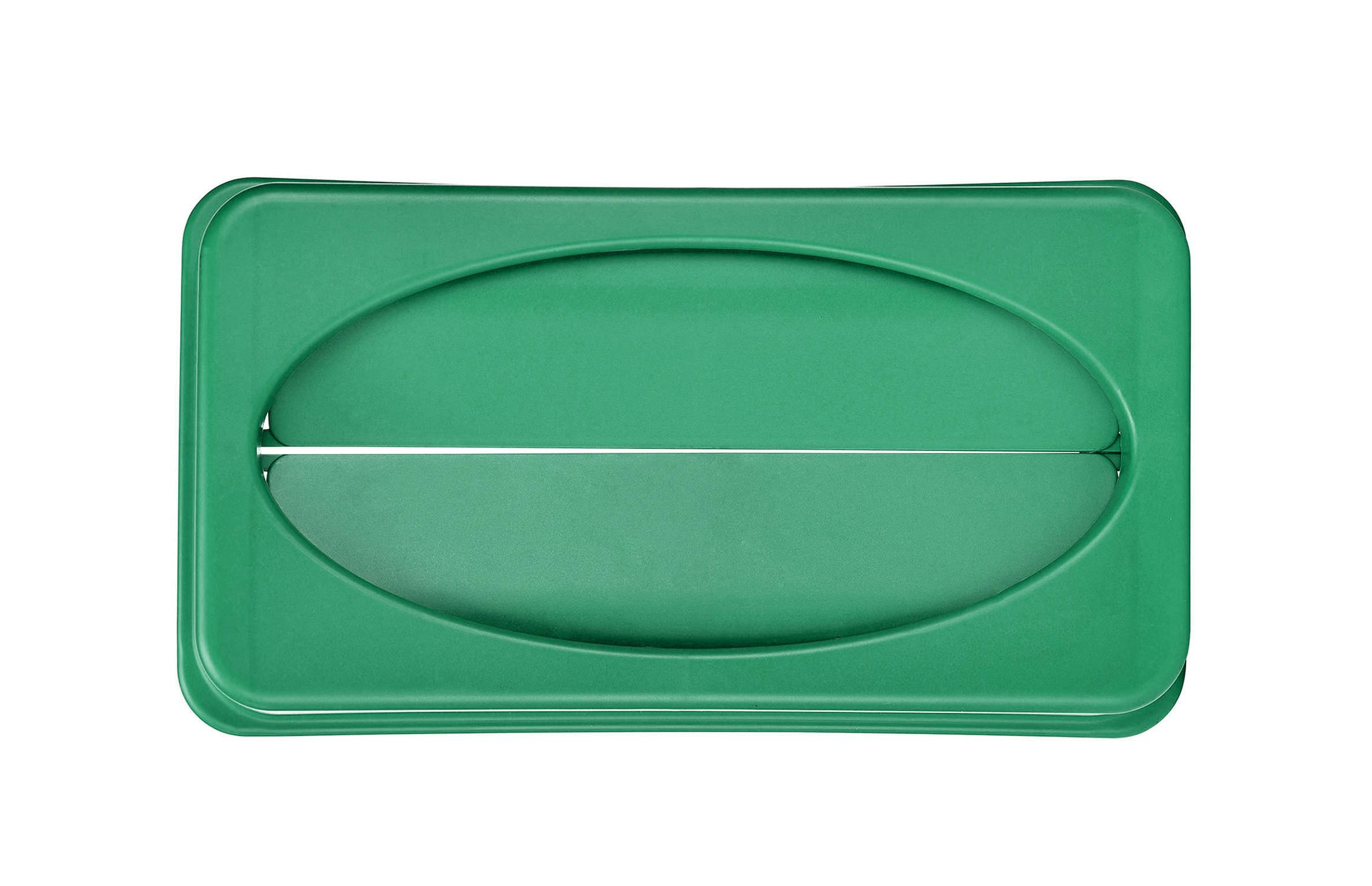 Alt View 8. Alpine Industries - 23 Gallon Drop Shot Swing Trash Can Lid - Green.