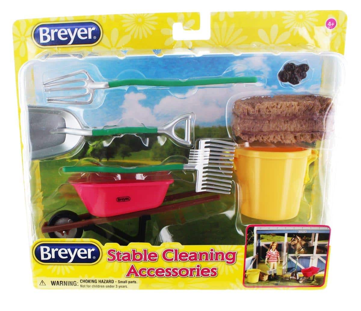 Breyer Animal Creations - Breyer 1:12 Classics Stable Cleaning Model Horse Accessory Set