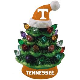Evergreen Enterprises - Tennessee Volunteers 8" Light Up Ceramic LED Christmas Tree - Multicolor