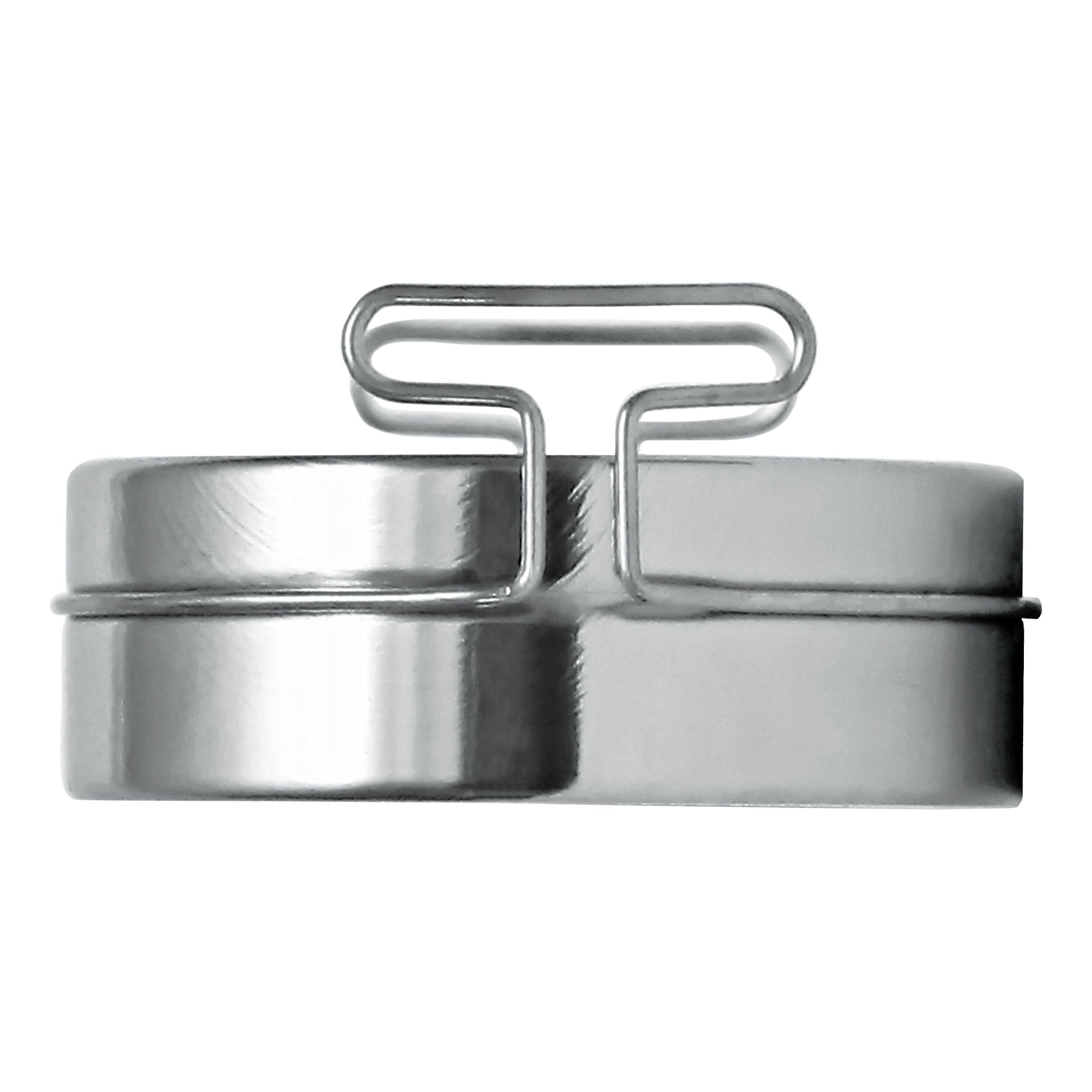 Back. Escali - Grill Surface Thermometer - Silver.