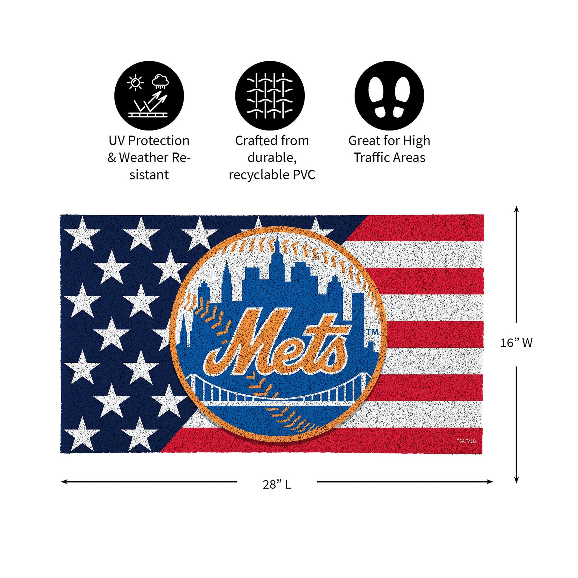 1T UV Protection & Weather Resistant  
Crafted from durable, recyclable PVC  
Great for High Traffic Areas!  
Mets 16" W x 28" L