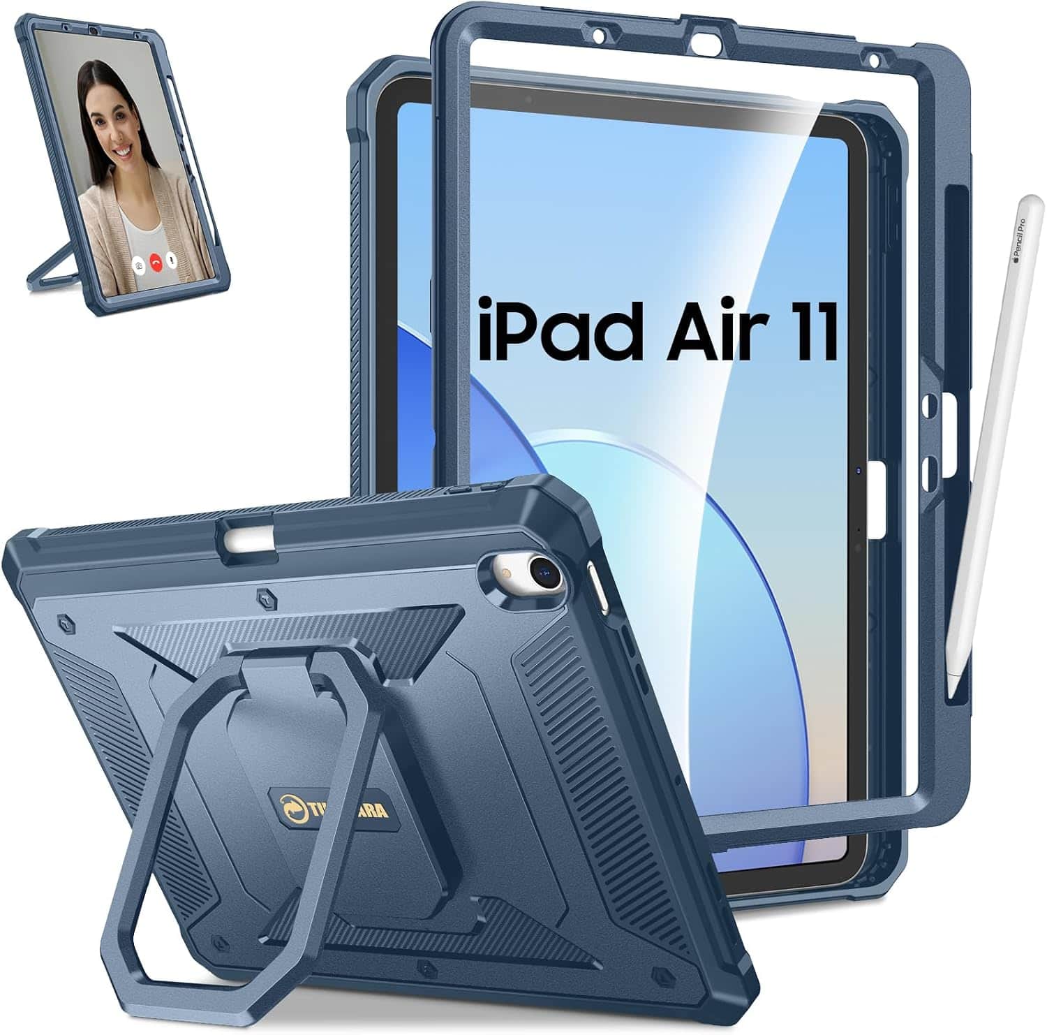 "Fintie - Shockproof Case for iPad Air 11-inch M4/M3/M2 (2026/2025/2024)/iPad Air 5th/4th Gen 10.9"" Rugged Cover - Ocean Blue" price history on PriceWatchPro