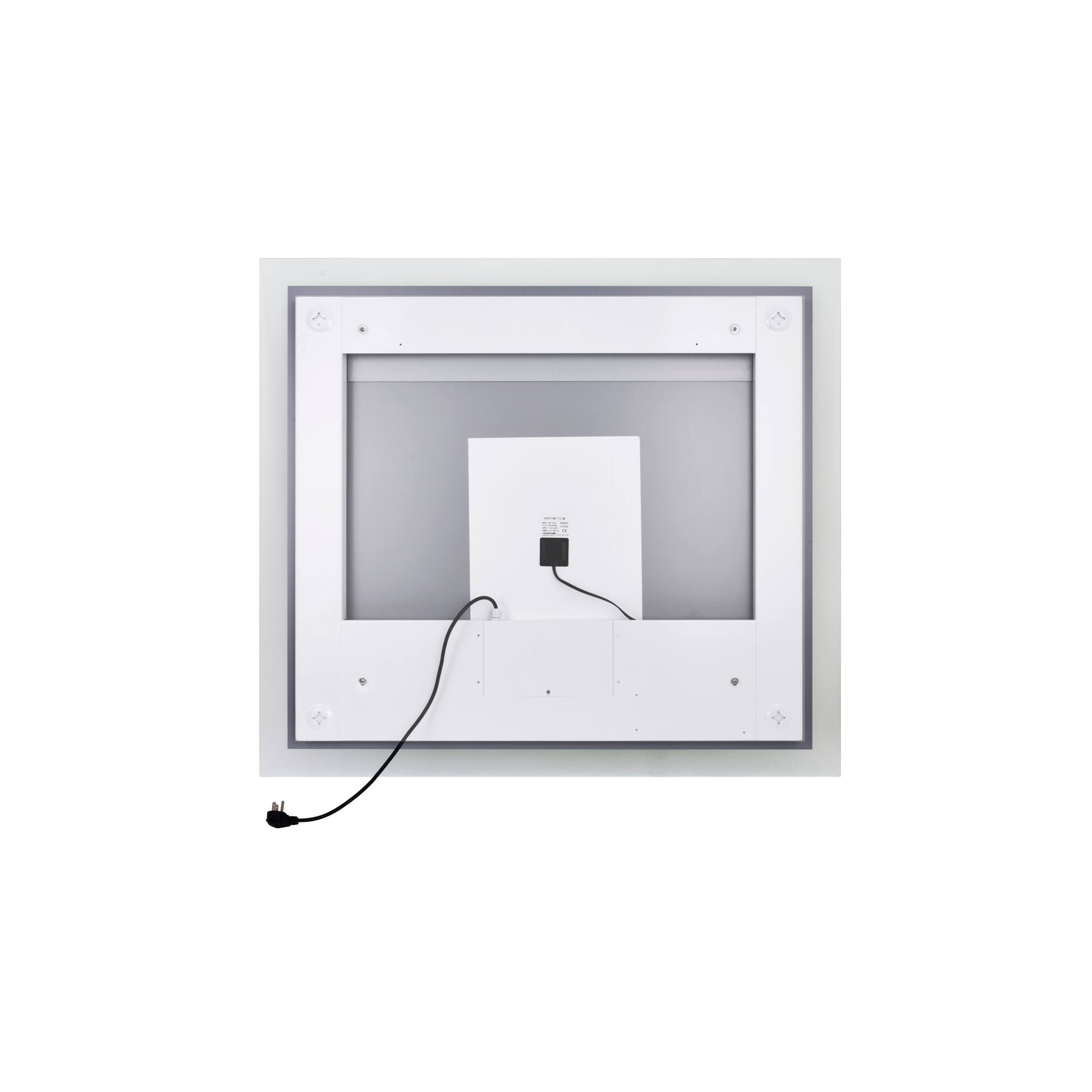Left. CWI Lighting - Abigail Rectangle Matte White LED 40 in. Mirror From our Abigail Collection - White.