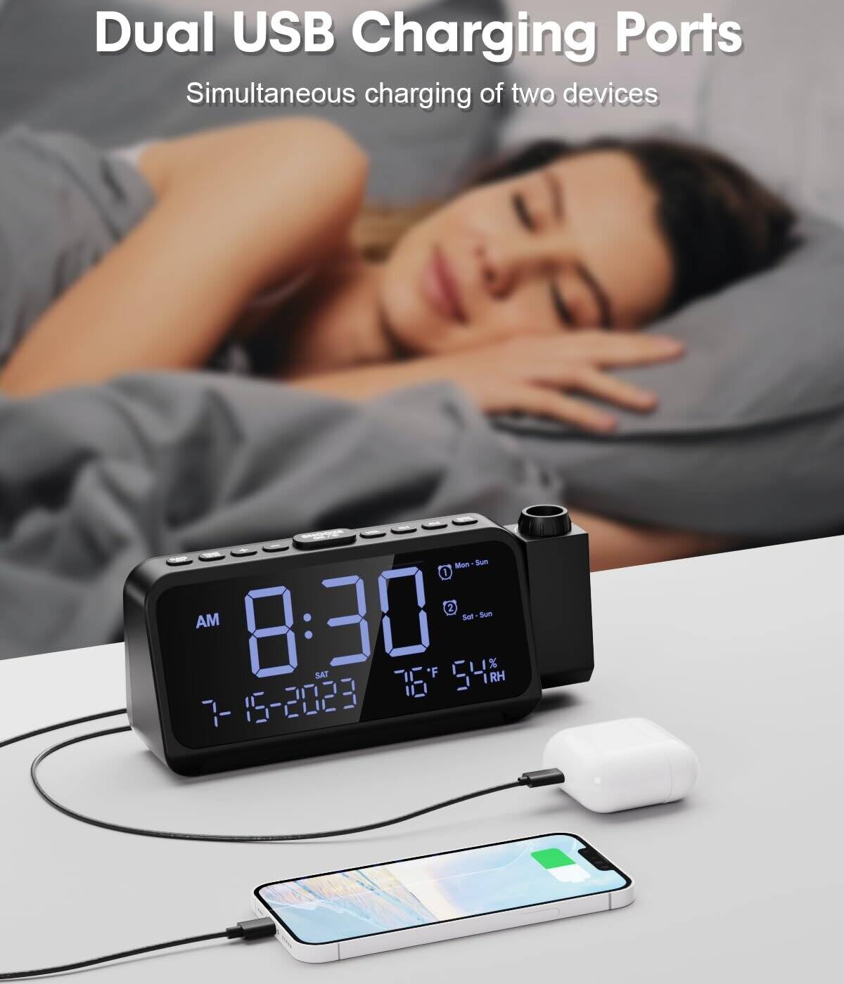 Dual USB Charging Ports  
Simultaneous charging of two devices  

Mon-Sun  
1  
2  

Sat-Sun  
AM 8:30  
SAT  
76  
54  
7-15-2023