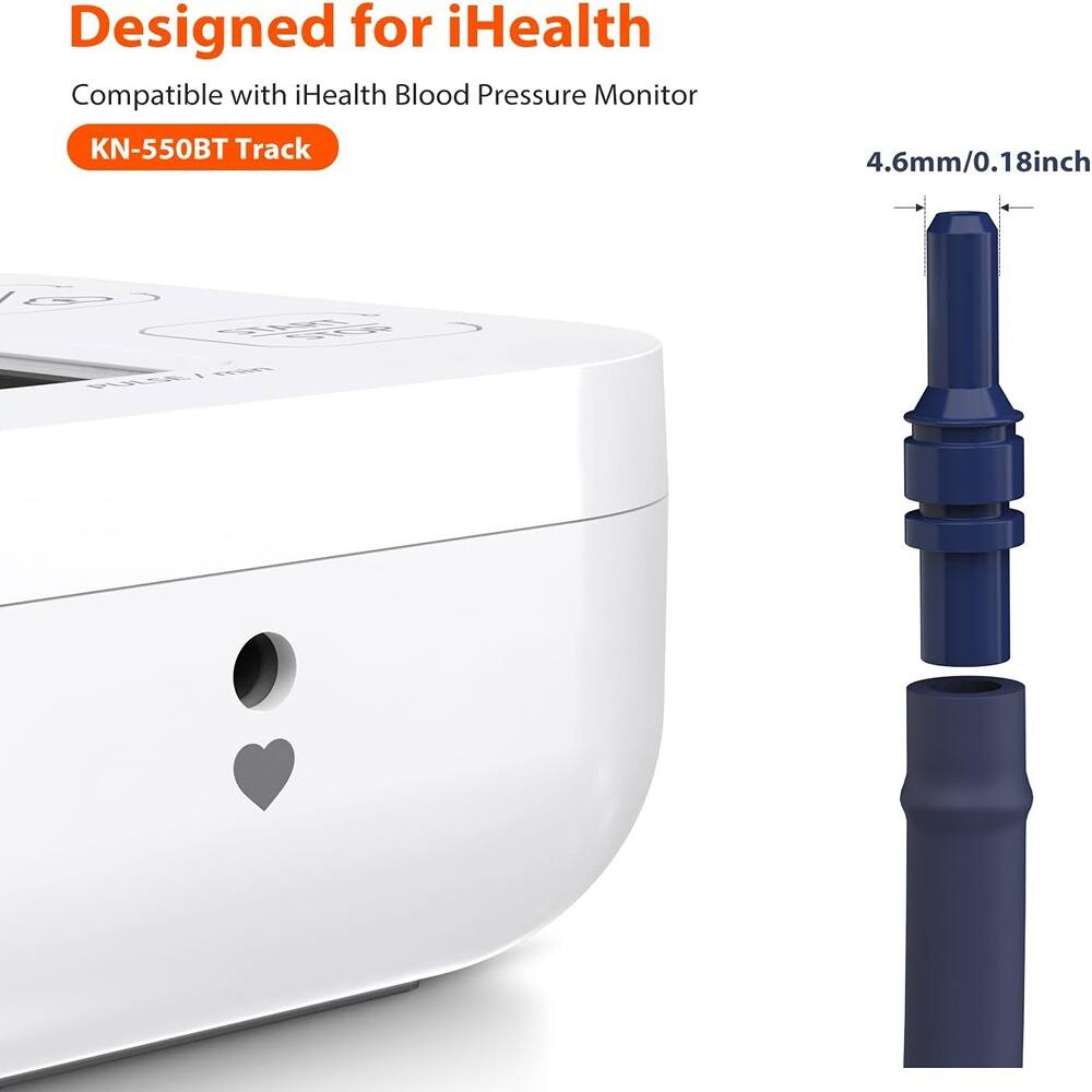 Designed for iHealth  
Compatible with iHealth Blood Pressure Monitor  
KN-550BT Track  

4.6mm/0.18inch