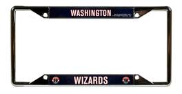 Rico Industries - Washington Wizards NBA Chrome EZ View License Plate Frame - Multi