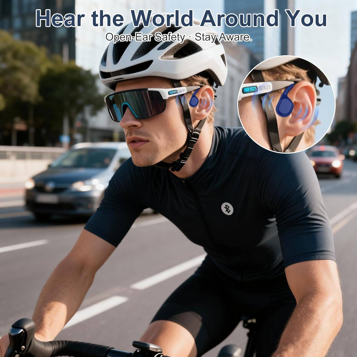 Hear the World Around You  
Open-Ear Safety - Stay Aware.