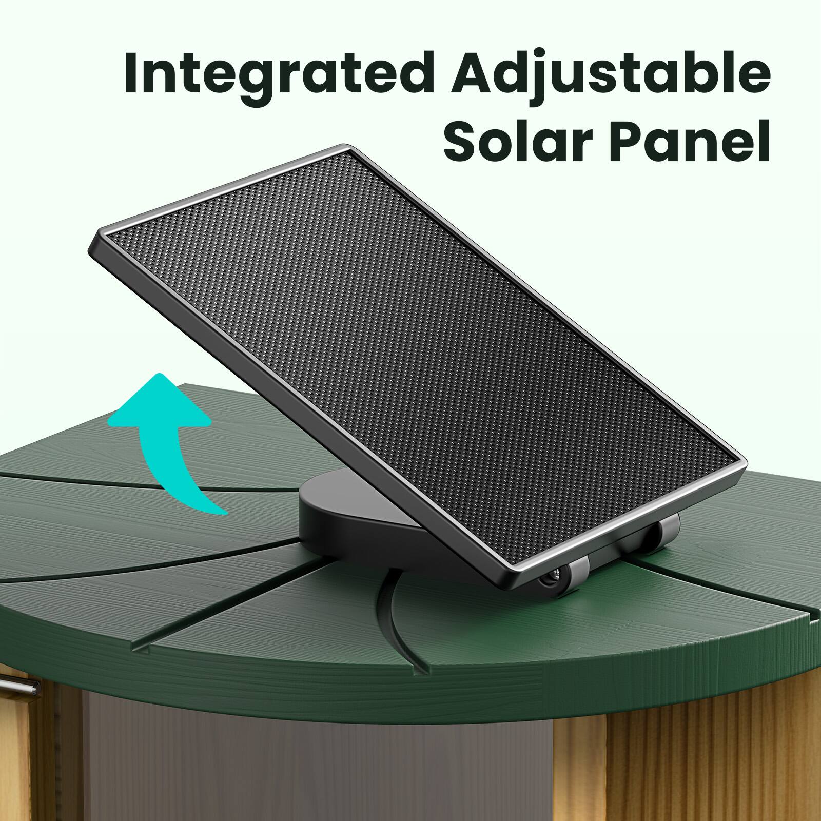 Integrated Adjustable Solar Panel