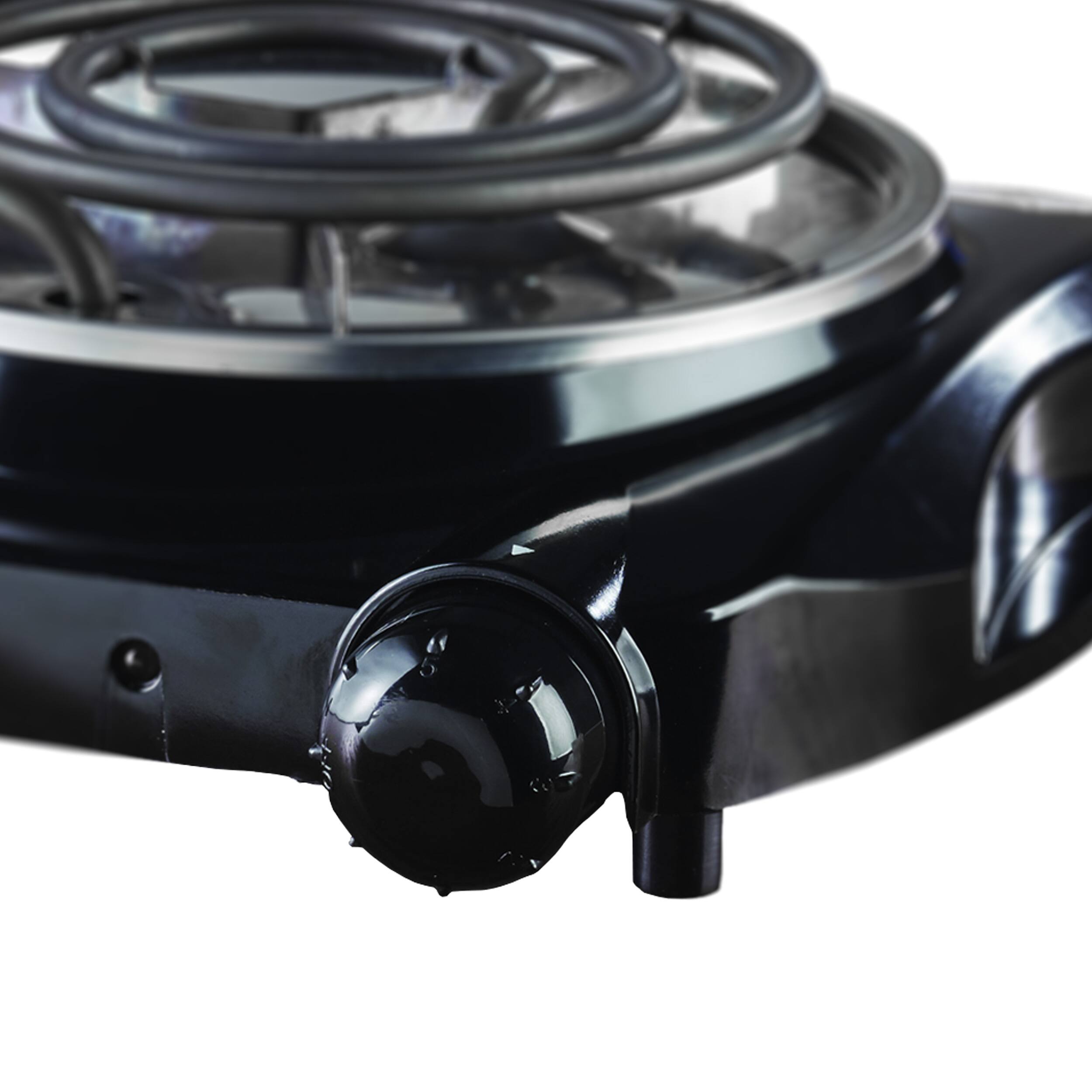 Alt View 6. Brentwood - Electric Single Burner - Black.