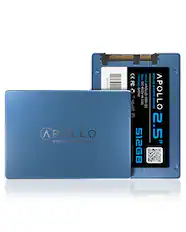 APOLLO SOLID STATE DRIVE 2.5"
Model: APOLLO-SSD-25
Capacity: 512GB
Interface: DC SATA3 +5.0V 1.5A
Rate: 60 Gbps
RoHS