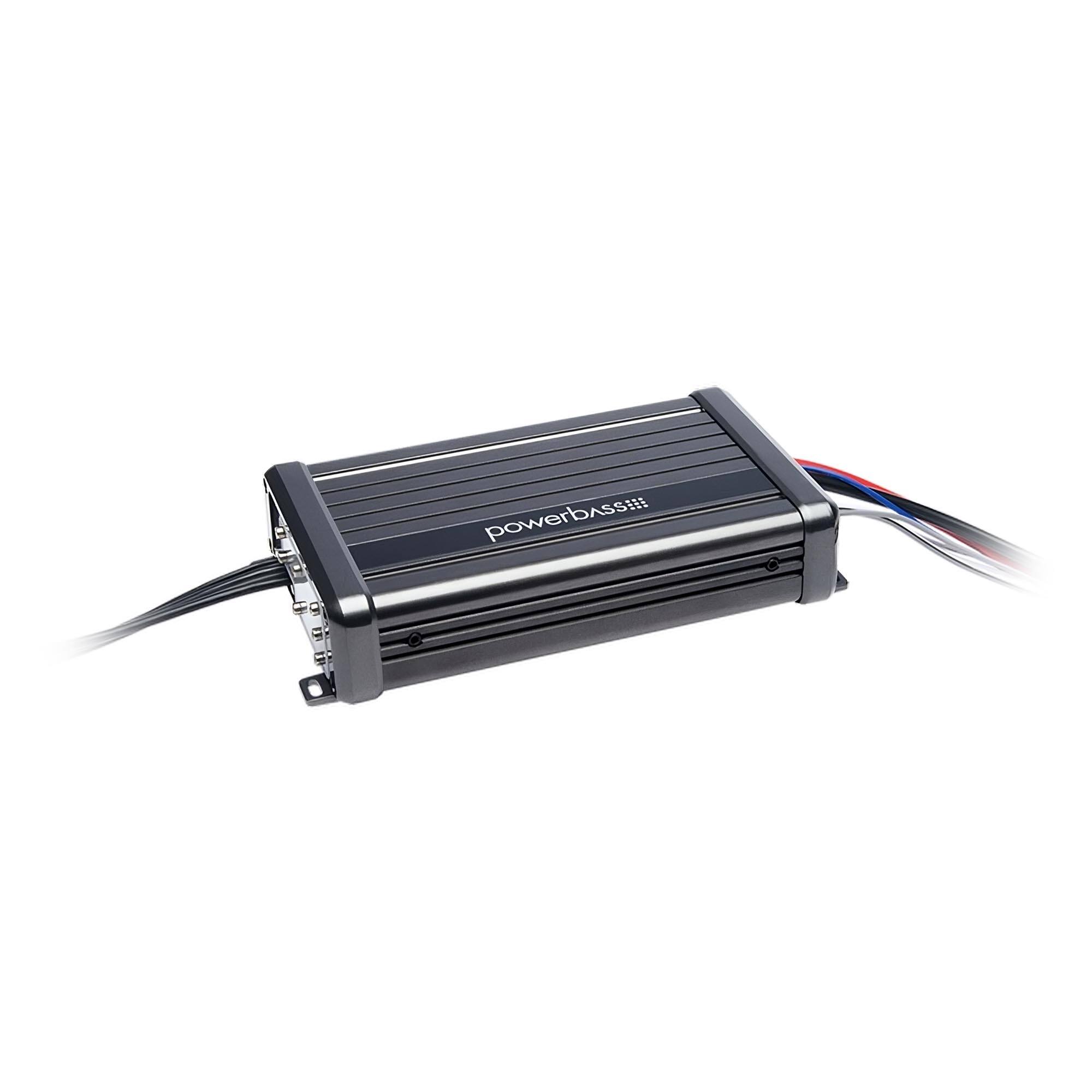 Front. Powerbass - Powerbass XL-805DMX 1ch PowerSport Amplifier - Black/Gray.