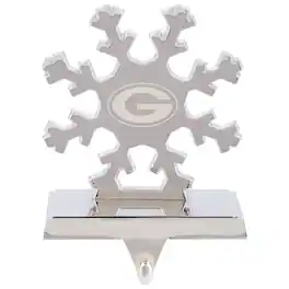 The Memory Company - Green Bay Packers Snowflake Stocking Holder - Multicolor