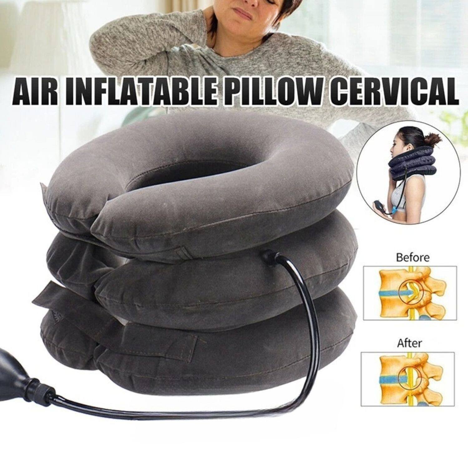 AIR INFLATABLE PILLOW CERVICAL

Before

After