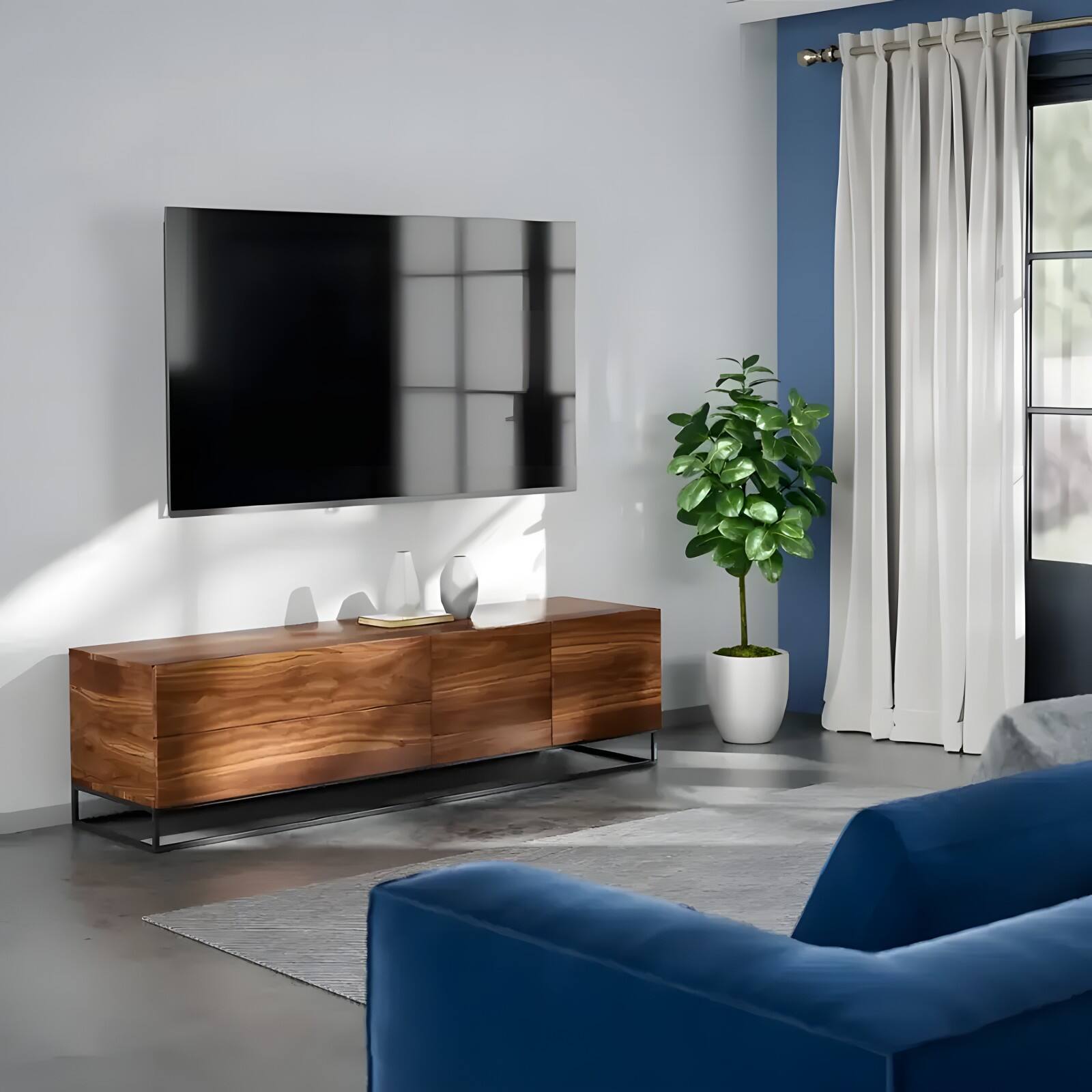 Alt View 3. Perlesmith - 37"–86" Full Motion TV Wall Mount, VESA 200x100 to 600x400mm, Capacity 132lbs, PSLFK10 - Black.