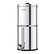Alt View 5. VEVOR - Gravity-fed Water Filter System, 2.25G 304 Stainless-Steel Countertop System, Water Filtration System - Silver.