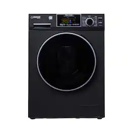 Equator - All-In-One CONVERTIBLE Vented/Ventless Combo Washer-Dryer Electric 18lb/1.9cf SANITIZE ALLERGEN - EZ 5500 CV - Stormy Grey