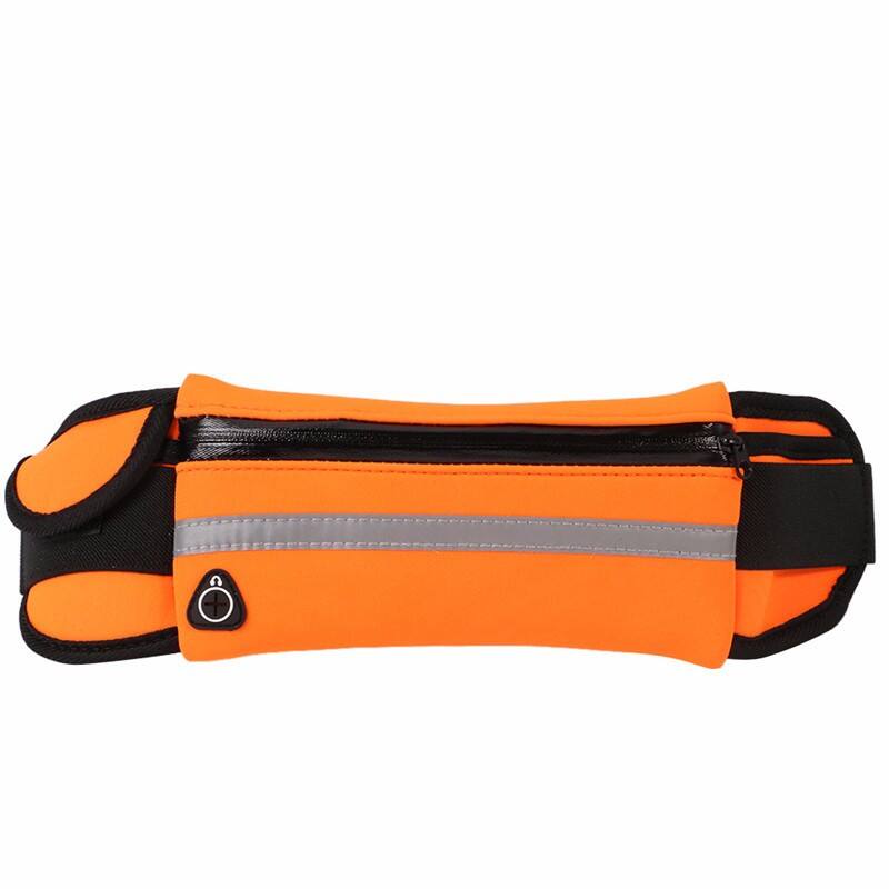 Alt View 1. JupiterGear - Sports Running Belt and Travel Fanny Pack for Jogging, Cycling and Outdoors with Water Resistant Pockets - Orange.
