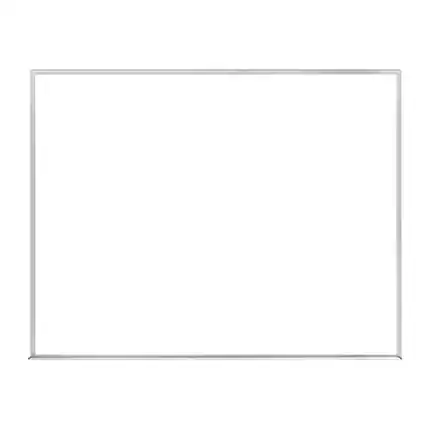 Front. Ghent - Ghent Non-Magnetic Whiteboard with Aluminum Frame, 2'H x 3'W.