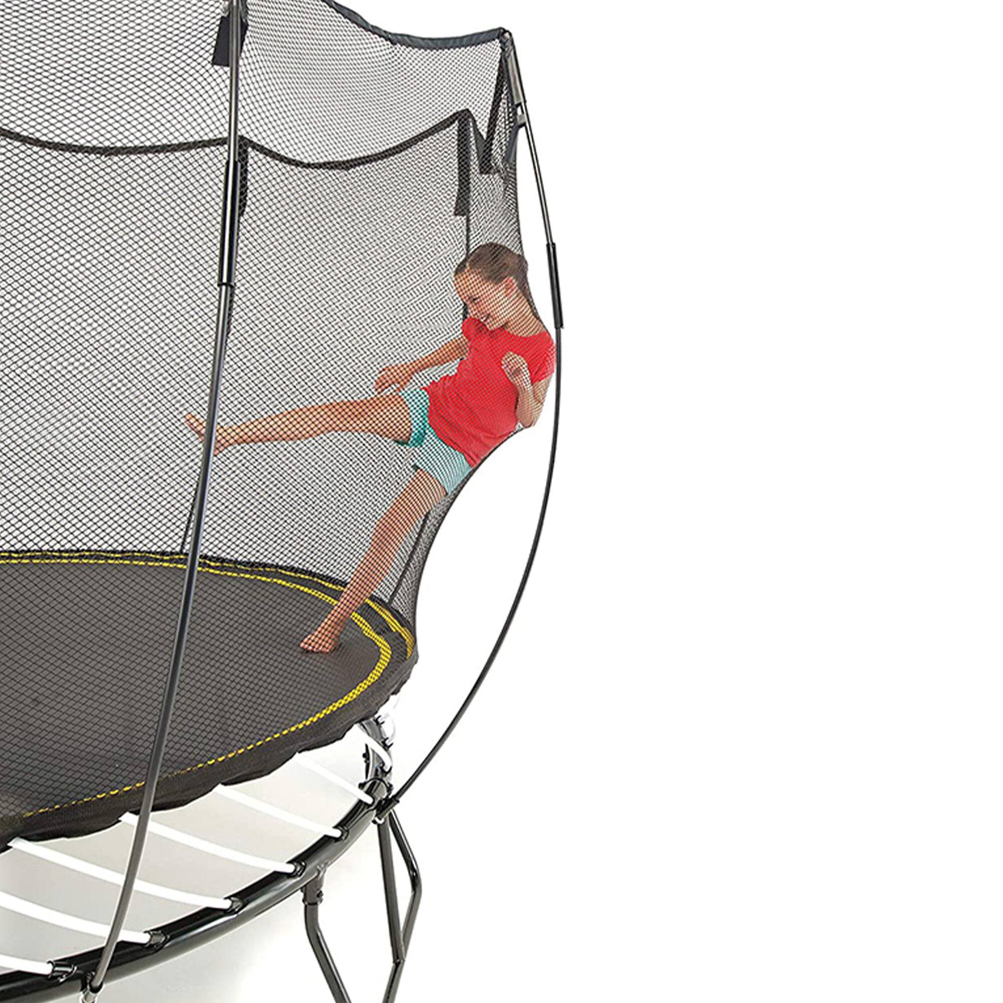 Alt View 6. Springfree Trampoline - Springfree Trampoline Kids Outdoor Medium Oval 8 x 11' Trampoline with Enclosure.