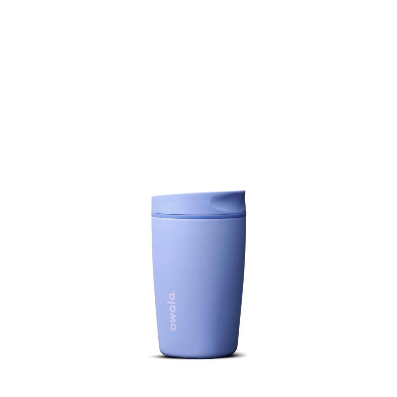 Front. Owala - SmoothSip Slider 12 fl. oz. BPA Free Vacuum Insulated Stainless Steel Tumbler - Out of the Blue.