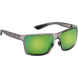 Flying Fisherman - Baysider Sunglasses - Crystal Gray/Amber Green Mirror