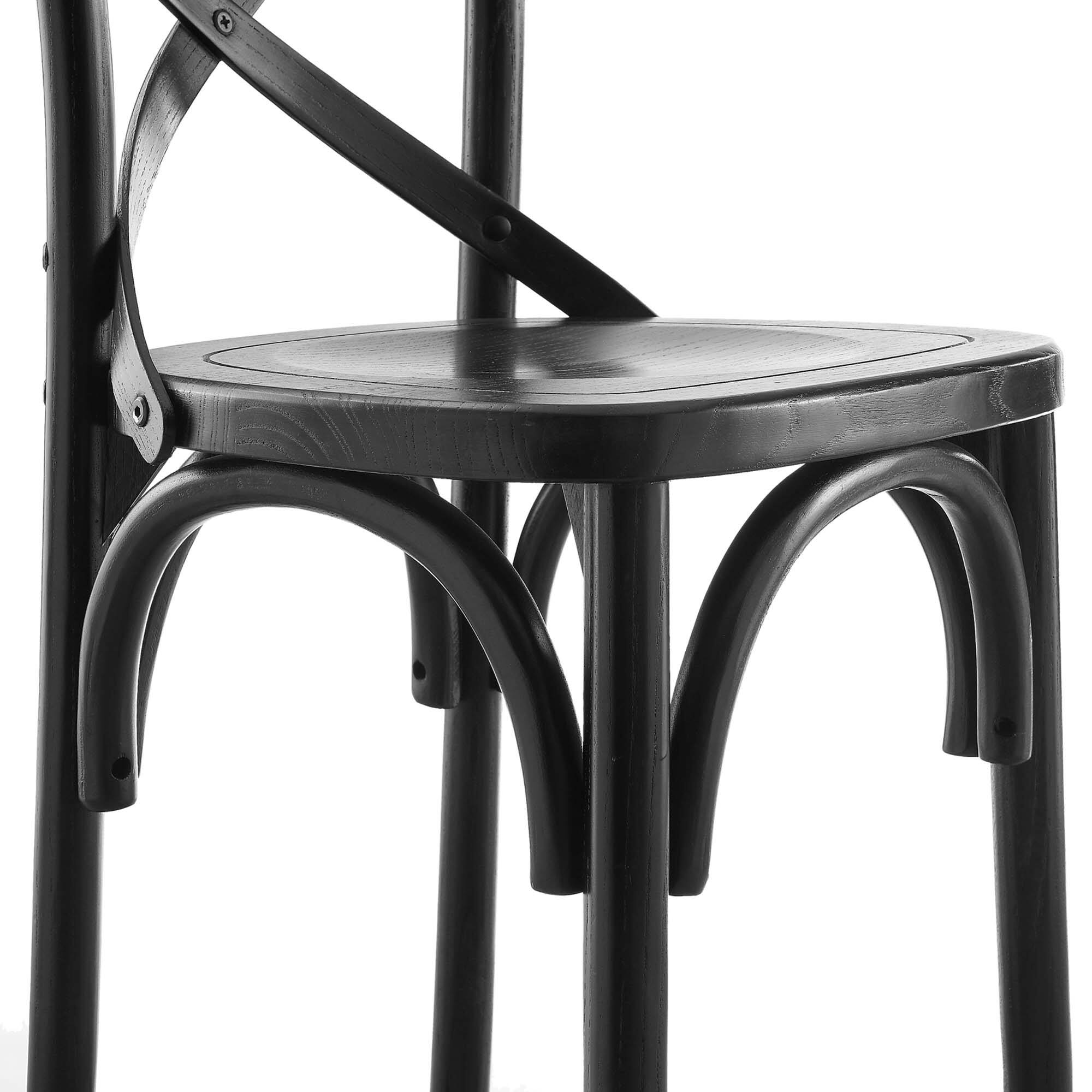 Alt View 4. Modway - Gear Counter Stool by Modway - Black.