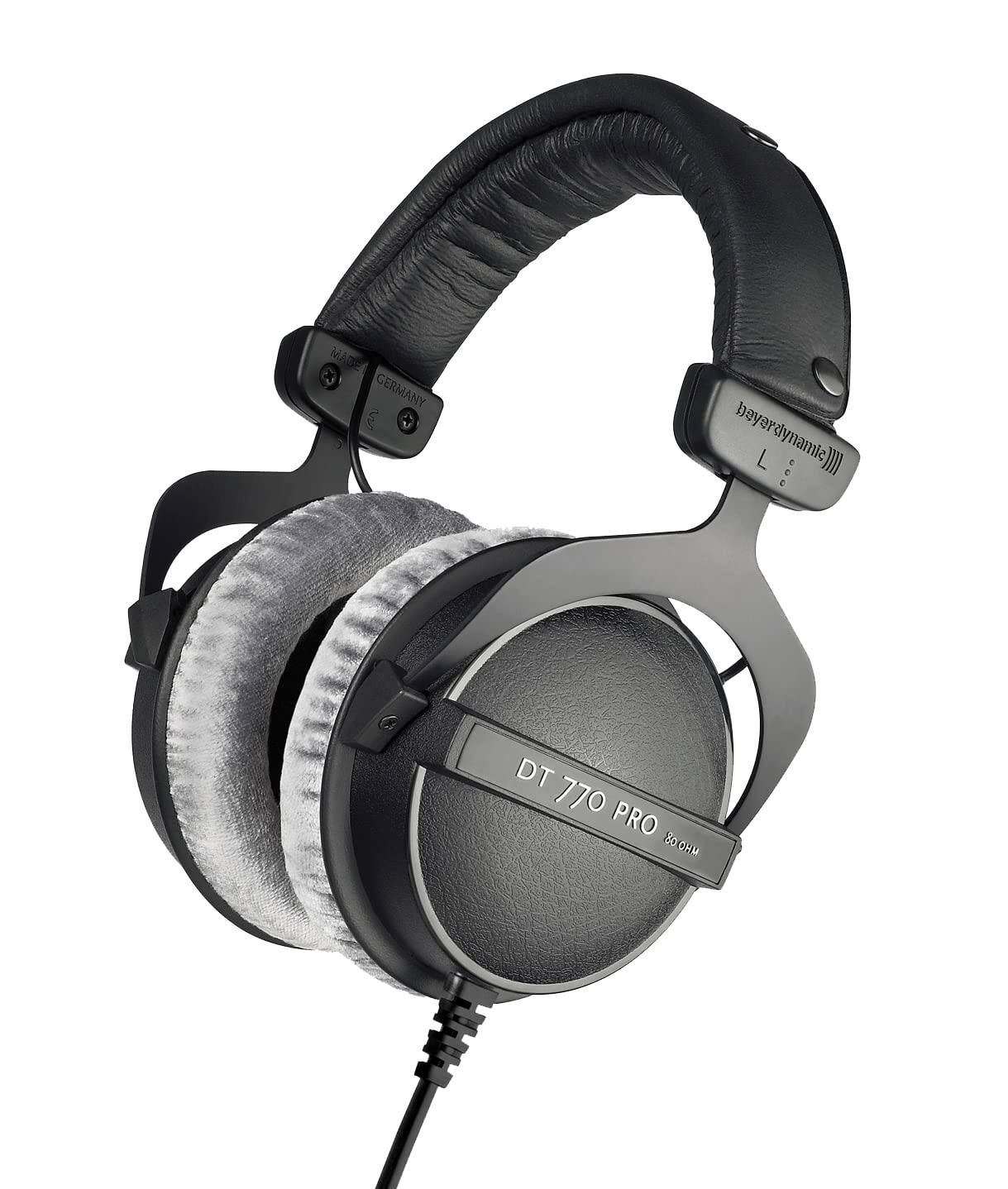 Beyerdynamic DT 770 PRO 80 Ohm Over Ear Studio Headphones in Gray