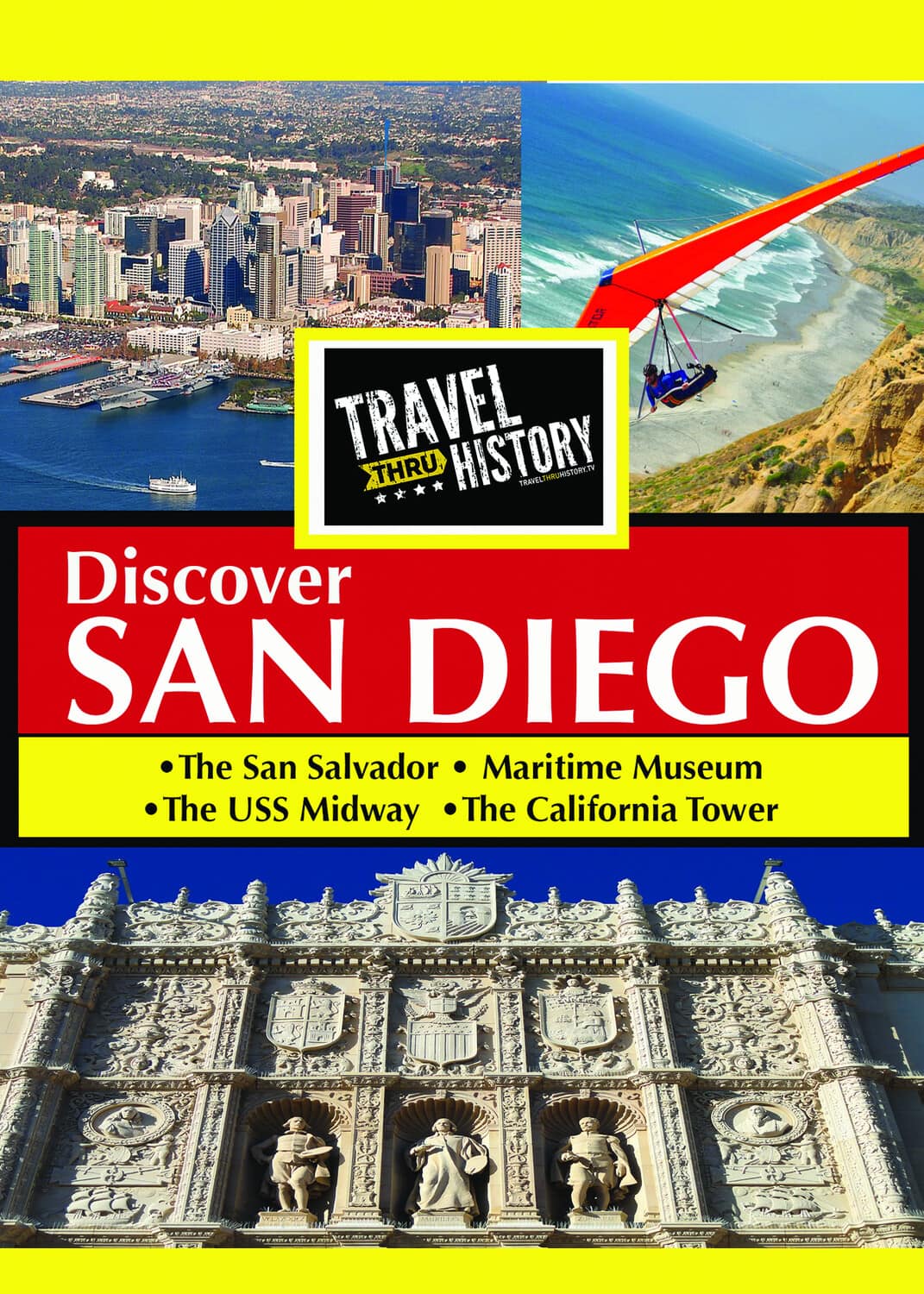 TRAVEL THRU HISTORY Discover San Diego  - DVD