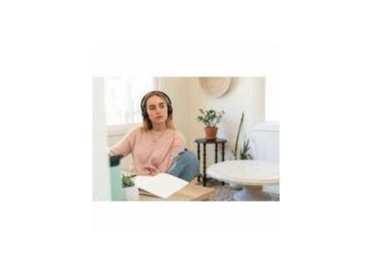 Alt View 2. HP - Poly Blackwire 8225 USB-C Stereo Headset - Noise Cancelling Mic - TAA Compliant - Red.