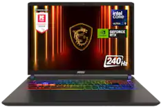 5 YEARS IN A ROW
2025
PC MAG READERS' CHOICE
intel CORE ULTRA 9
NVIDIA GEFORCE RTX
240 Hz
msi