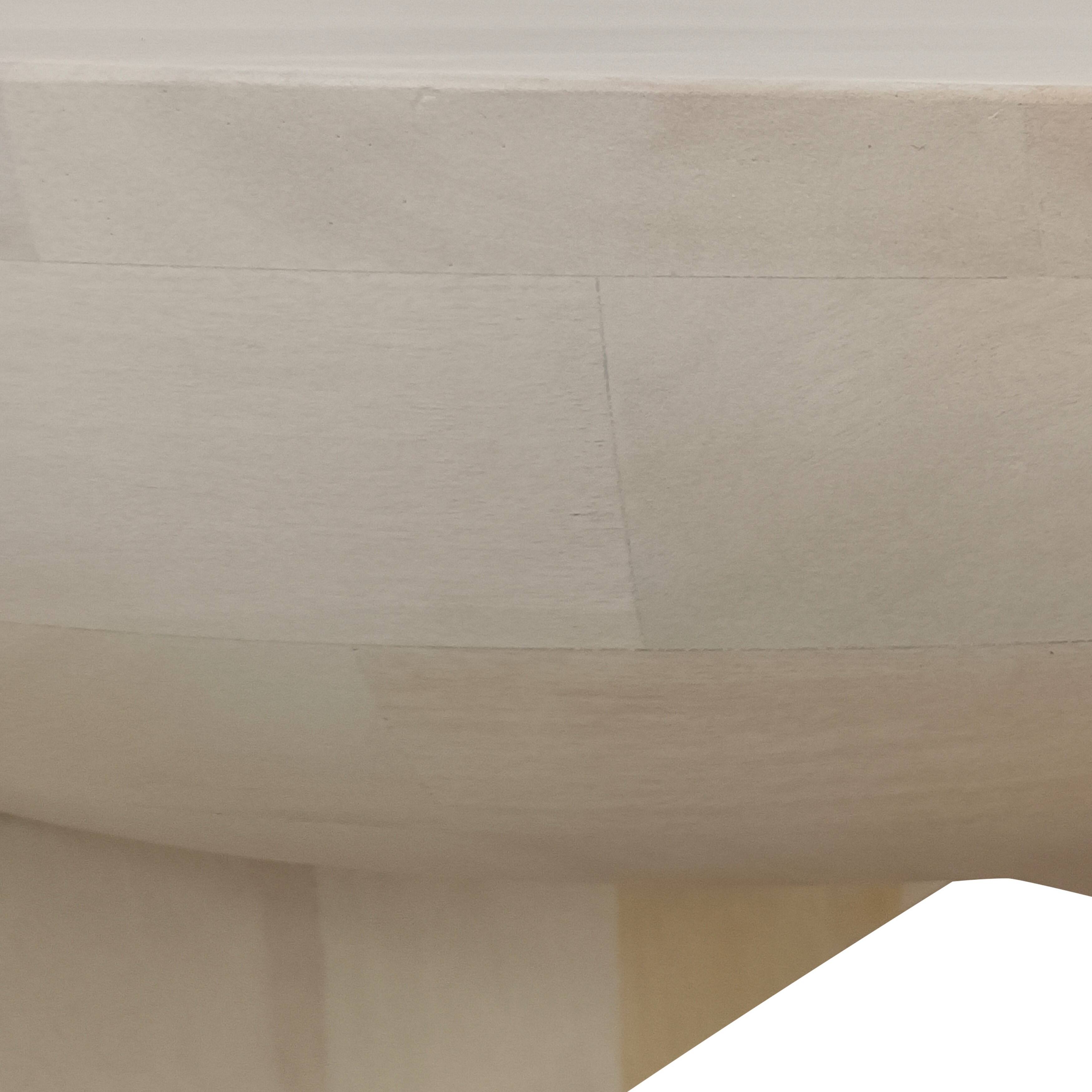 Alt View 7. Manhattan Lane - Tomas 32 Inch Coffee Table, Mango Wood Drum Top - White.