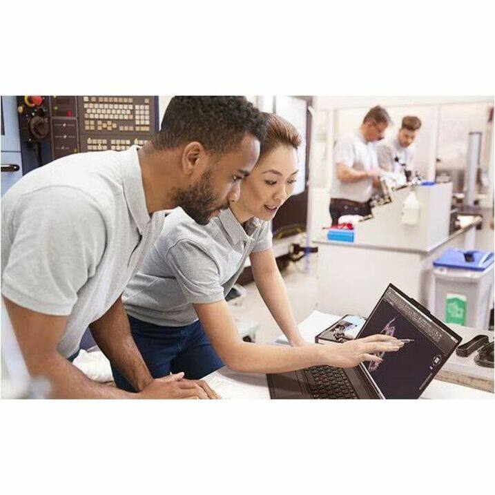 Alt View 2. Lenovo - Lenovo ThinkPad P16s Gen 3 21KS001FUS 16" Mobile Workstation - WQUXGA - Intel Core Ultra 7 165H - vPro Technology - 64 G - Black.