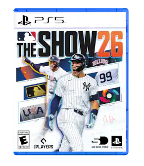 PS5 & THE SHOW 26
BULLDOGS COLLEGE HIGH SCHOOL
99 MVP USA TEAM USA
EVERYONE
ESRB
MLB PLAYERS
THE JUDGE
BASEBALL WORLD CLASSIC
SAN DIEGO STUDIO STUDIOS