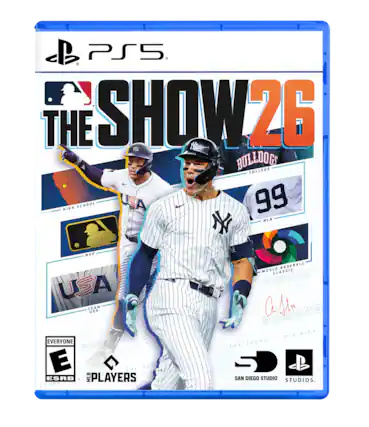 PS5 & THE SHOW 26
BULLDOGS COLLEGE HIGH SCHOOL
99 MVP USA TEAM USA
EVERYONE
ESRB
MLB PLAYERS
THE JUDGE
BASEBALL WORLD CLASSIC
SAN DIEGO STUDIO STUDIOS - E (Everyone)
