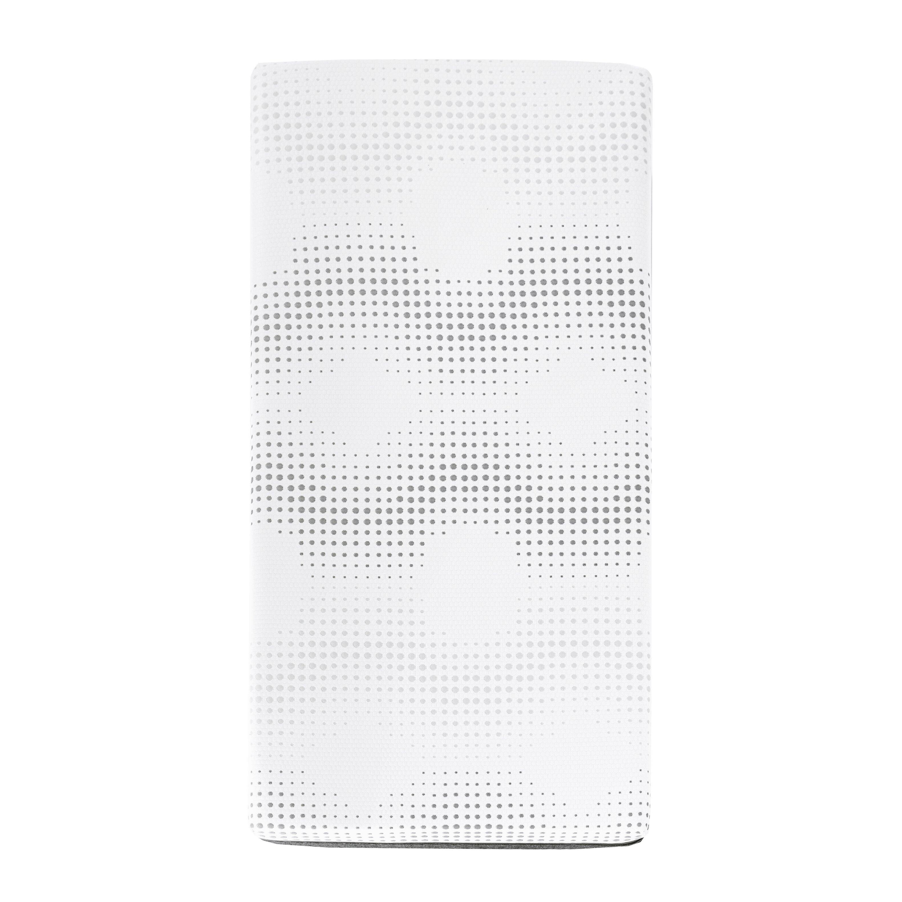 Left. TinyHomie - 12in Twin Mattress Green Tea Gel-Infused Memory Foam Hybrid Mattress Plush Foam Pocket Coils Mattress in a Box - White.