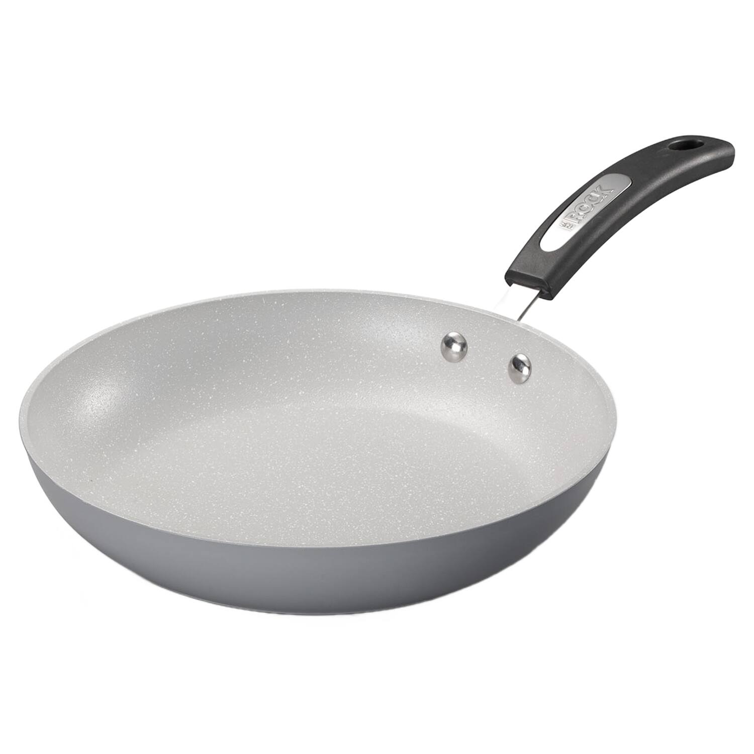 Alt View 2. THE ROCK by Starfrit - Terra 10" Ceramic Non-Stick Fry Pan - Gray.