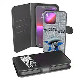 Keyscaper - NFL - Dallas Cowboys iPhone Wallet Case - 14 - Black