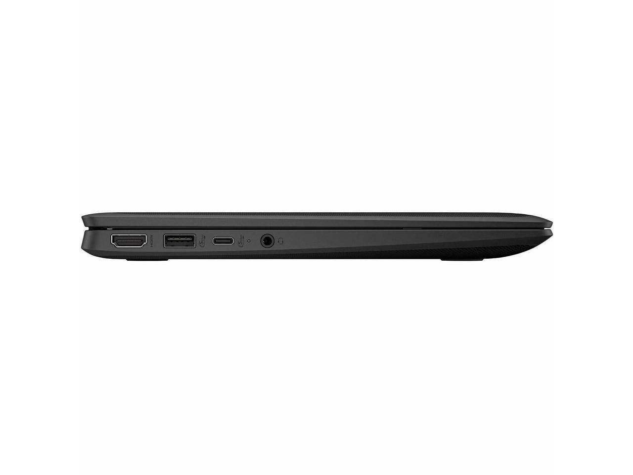 Alt View 8. HP - HP Fortis Flip G1m 11.6" Touchscreen Chromebook - 4 GB RAM - 32 GB Storage - Jet Black - Black.