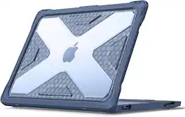 Fintie - Rugged Case for MacBook Neo 13 Inch (Model A3404, 2026 Release) Heavy Duty, TPU Bumper, Hard Shell, Snap-On Cover - Indigo