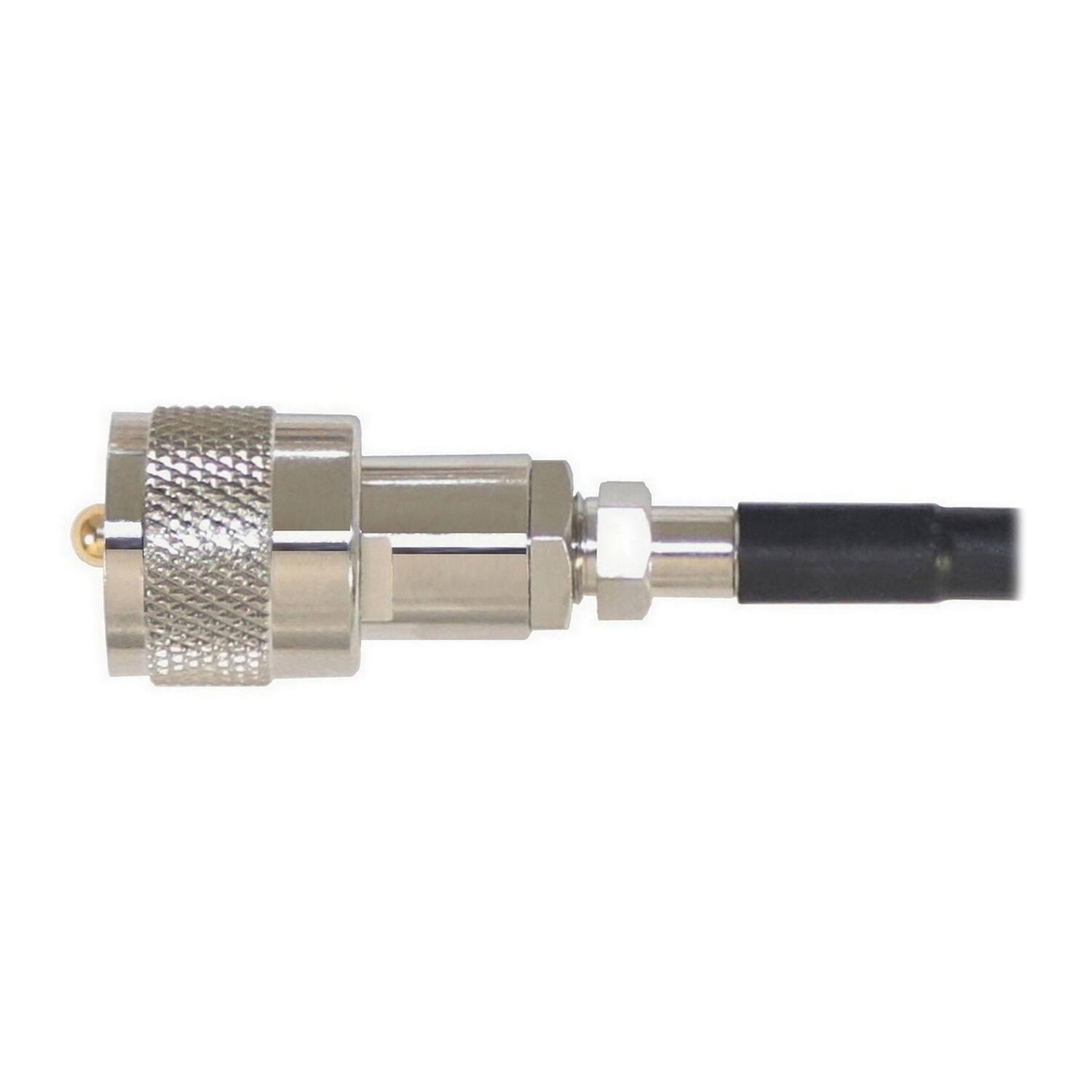 Alt View 6. Browning - Browning BR-1024-UHF Adjustable Trunk Mount with Preinstalled UHF PL-259 Connector with FME-Female Attached, Fits up to - Silver.