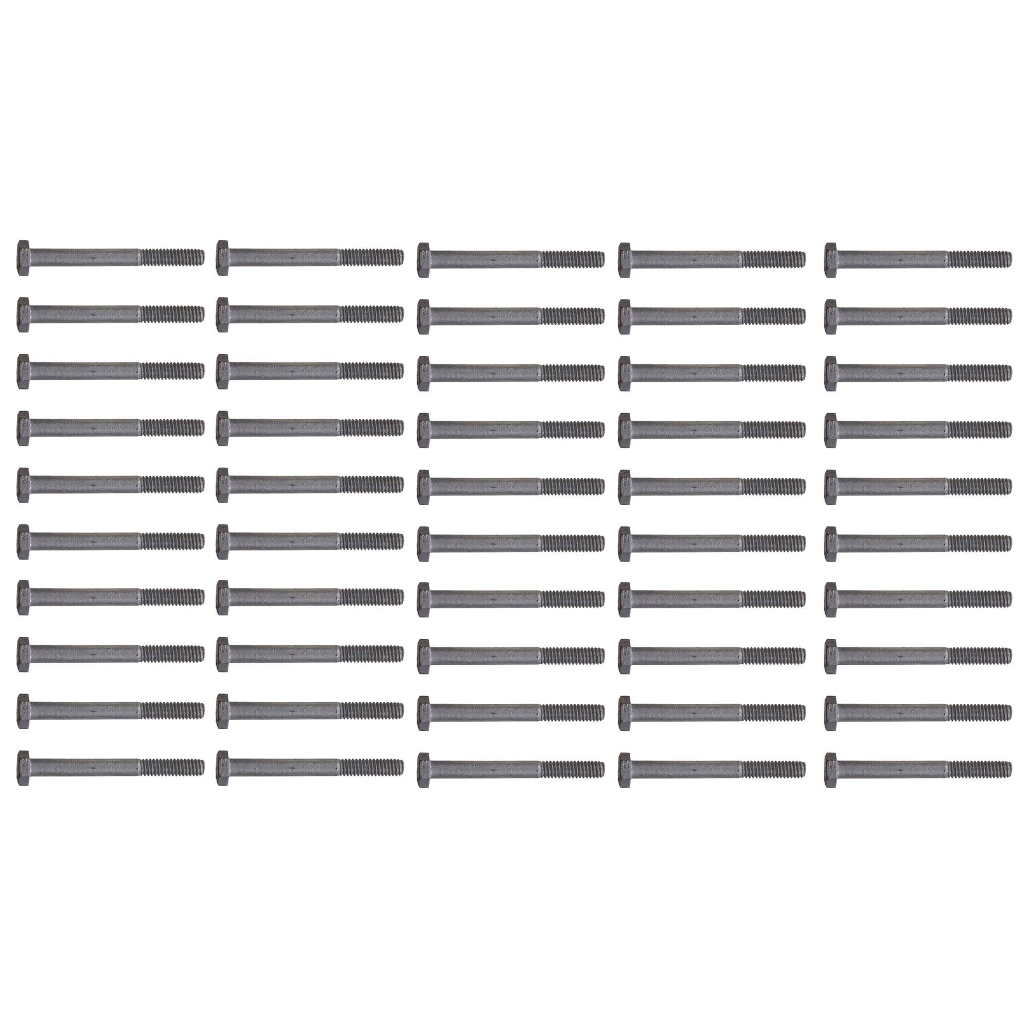 Alt View 3. Hillman - Hillman Galvanized 0.5 x 3 Inch Hex Bolts, Wood to Wood/Metal to Metal (50 Pack).