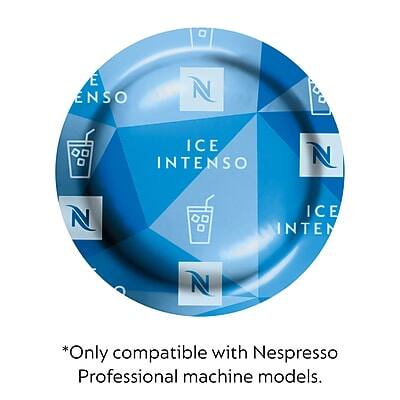 Sure, here is the corrected and grouped text:

---

**ICE INTENSO**

*Only compatible with Nespresso Professional machine models.*

---