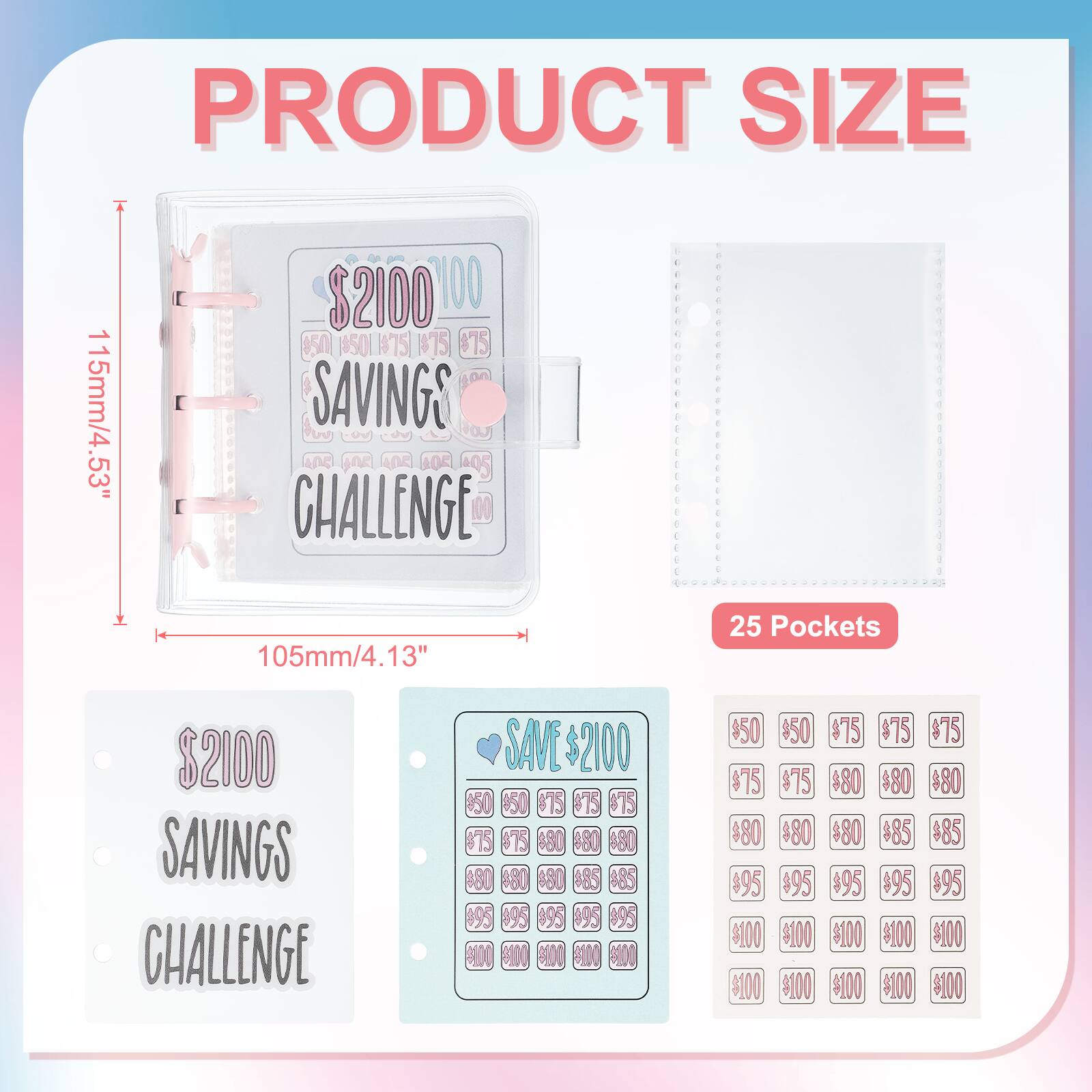 PRODUCT SIZE

115mm/4.53" x 1100mm/450mm

$2100

SAVINGS

W75

115

$15

SAVINGS

400

04

295

CHALLENGE

100

105mm/4.13" x 13"

25 Pockets

$2100

SAVINGS

CHALLENGE

SAVE

2100

850

950

075

TS

75

$75

975

480

480

480

480

480

480

$85

485

195

095

495

95

495

400

0

$100

4100

9100

450

$75

80

$95

100

100

$50

$75

$80

$95

100

100

