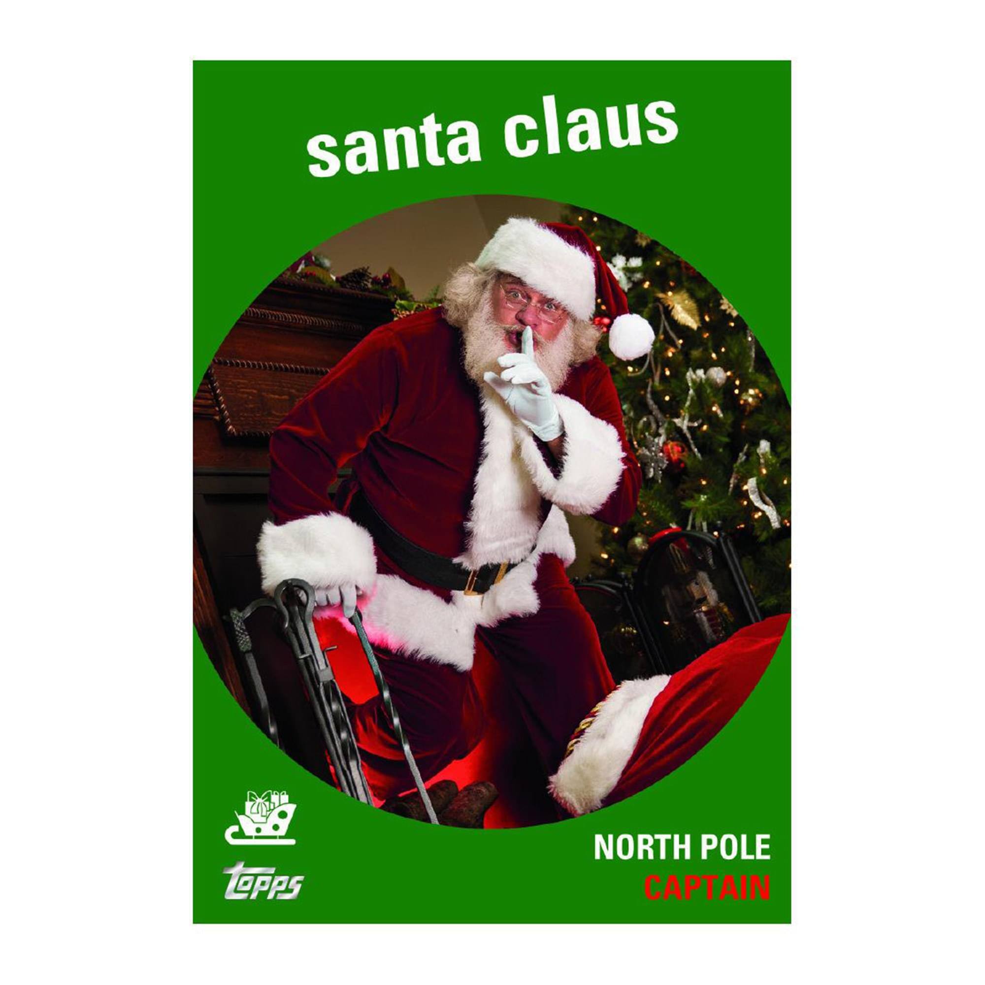 santa claus  
NORTH POLE CAPTAIN  
TOPPS