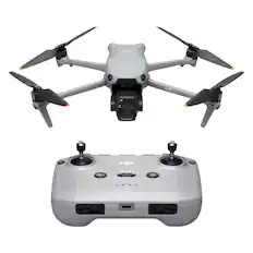 Front. DJI - DJI Air 3S Drone with RC-N3 Remote Controller.