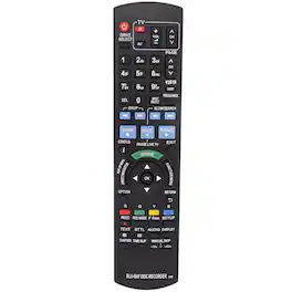 ZdalaMit - N2QAYB000757 Replacement Remote Sub N2QAYB000475 for Panasonic Blu-ray Disc Player DMR-PWT635 DMR-HW220 DMR-PWT540 - Black