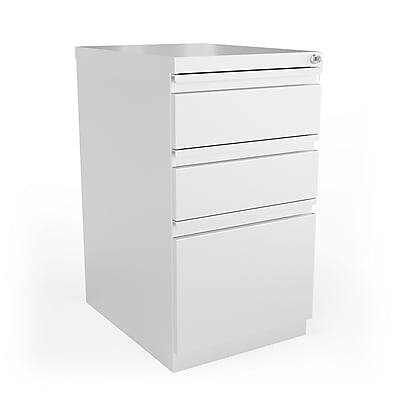 Staples Heavy Duty Mobile Pedestal File Cabinet with Wheels, 3 Drawer ...